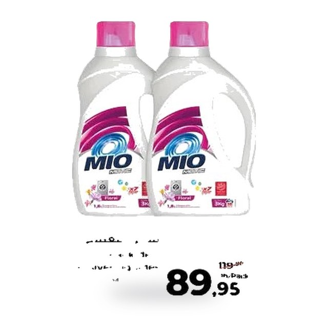 Lessive liquide Mio – Lot de 2 x 1.8L