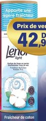 Parfum de linge en perles Lenor Light – Fraîcheur de coton