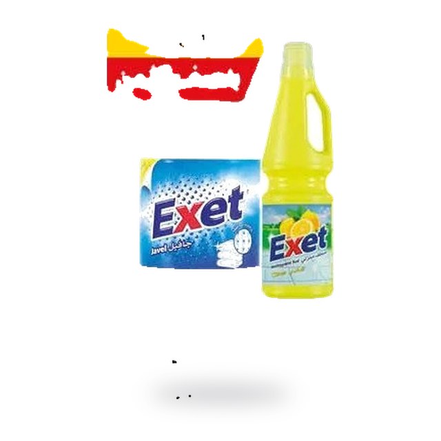Javel + nettoyant sol Exet – 2.5L + 1L