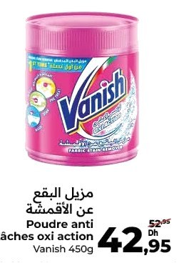 Poudre anti-tâches Oxi Action Vanish – 450g