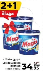Pâtes lavantes Magix – Lot de 3 x 1kg