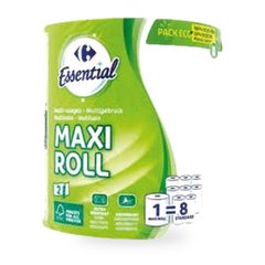 Essuie-tout blanc multi-usages Essential Carrefour – 1 unité