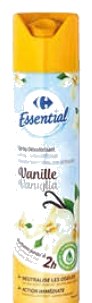Désodorisant aérosol parfum fleur vanille Carrefour – 300ml