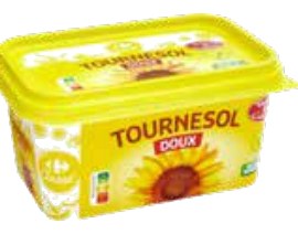 Margarine à l’huile de tournesol doux Carrefour – 500g