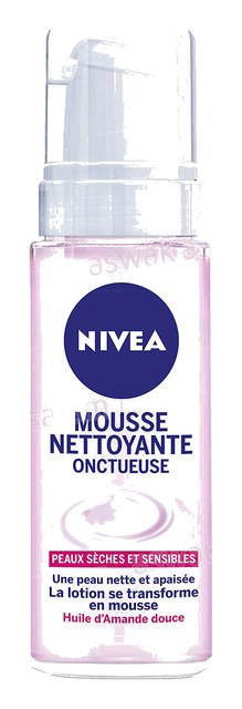 MOUSSE NETTOYANTE ONCTUEUSE PEAU SENSIBLE 150ML NIVEA
