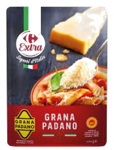 Grana Padano râpé AOP Carrefour – 100g