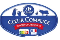 Fromage Coeur complice Carrefour – 200g