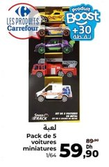 Voitures miniatures 1/64 – Lot de 5