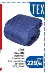 Couette imprimée Tex – 200x200cm