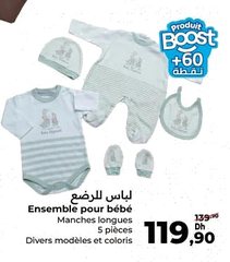 Ensemble manches longues pour bébé