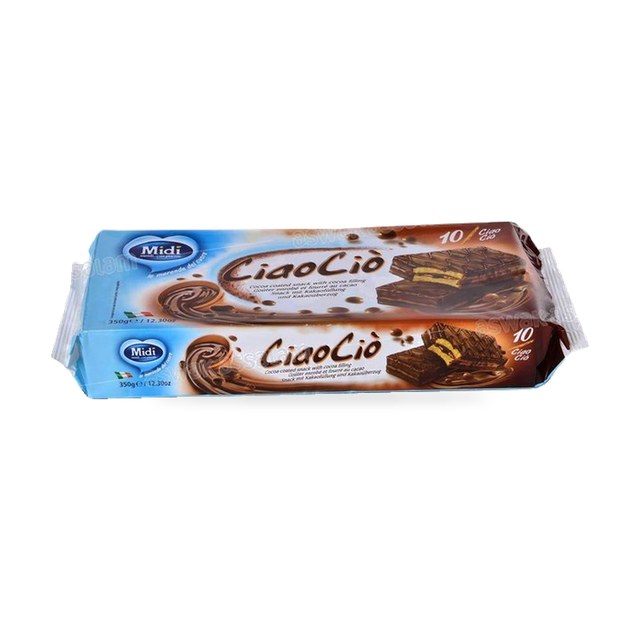 Gouter Enrobe et Fourre au Cacao Ciaocio 350 g Midi