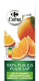 Pur jus d’orange Carrefour – 1L