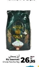 Riz basmati Oncle Fraîche – 1kg