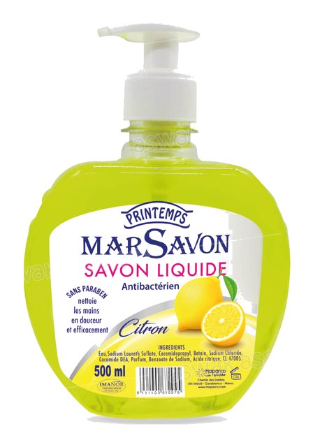 Savon liquide pour mains Printemps Citron