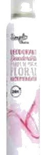 Déodorant atomiseur parfum floral Carrefour Simpl – 200ml