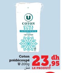 Coton prédécoupé U – 200g