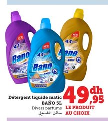 Détergent liquide matic Bano – 5L