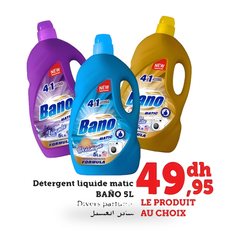 Détergent liquide matic Bano – 5 L