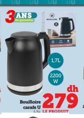 Bouilloire carafe U