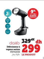 Défroisseur à vapeur Daiko FRP4203K