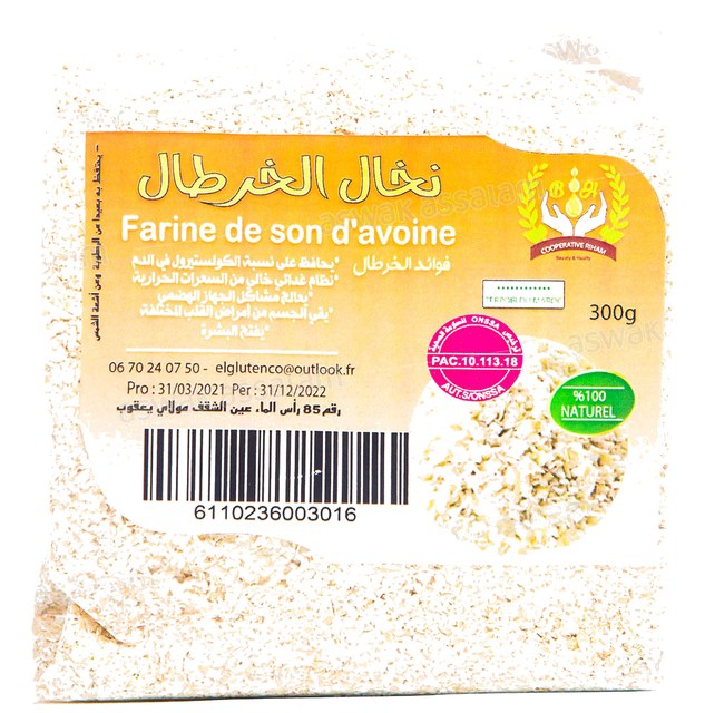FARINE DE SON D’AVOINE 300G