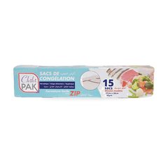 15 Sacs de Congelation 25*30cm Chikipak