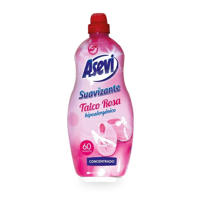 ADOUCISSANT CONCENTRE HYPOALLERGENIQUE ROSE TALC 1,5L ASEVI