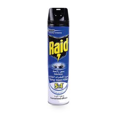 AEROSOL ANTI-INSECTES VOLANTS SANS ODEUR 400ML RAID