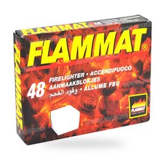 Allume-feu sans Odeur 48 Cubes Flammat