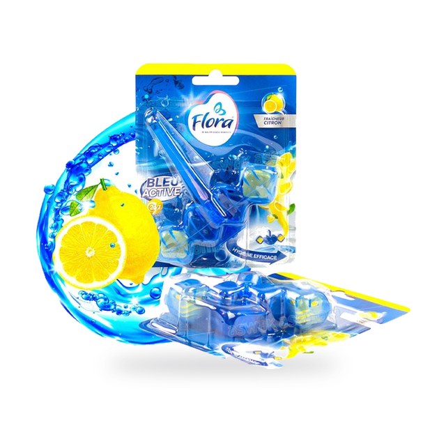BLOC WC BLEU ACTIVE FRAICHEUR CITRON FLORA