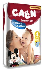 Couches Bebe Maxi 9-18 kg 60 Unites Jumbo Pack Calin