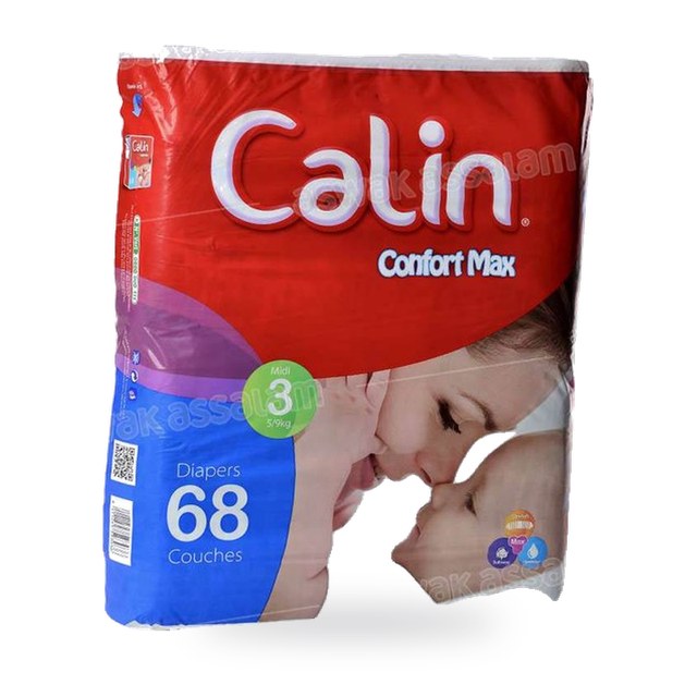 COUCHES BEBE MINI JUMBO PACK 68 UNITES CALIN
