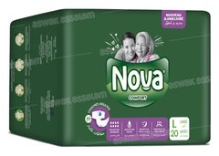 Couches pour Adultes Taille Large 20 Unites Nova