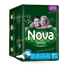 COUCHES POUR ADULTES TAILLE MEDIUM 9 UNITES NOVA