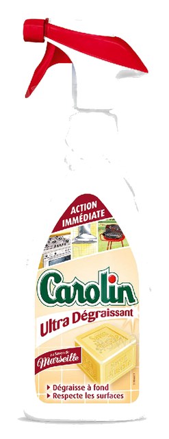DEGRAISSANT AU SAVON DE MARSEILLE PISTOLET 650ML CAROLIN