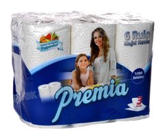 Essuie Tout 6 Rouleaux 3 Plis Premia