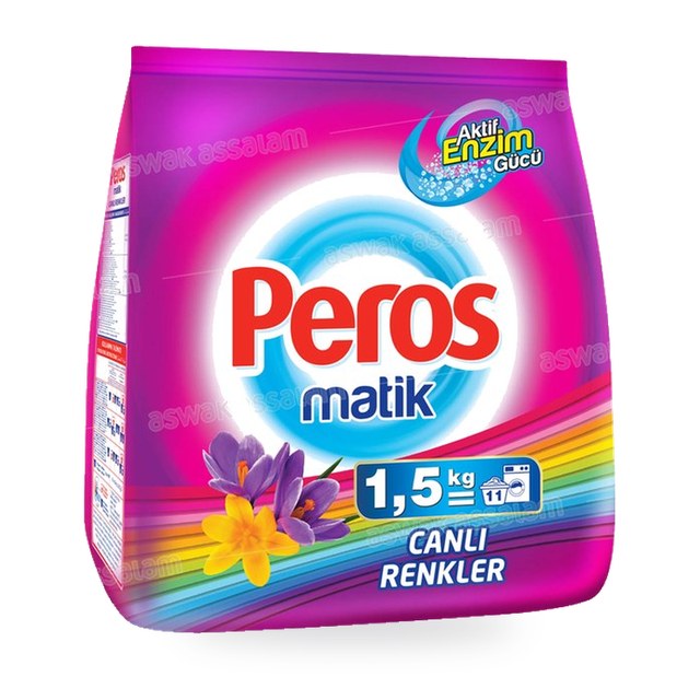 LESSIVE MACHINE COULEURS VIVES 1,5KG PEROS