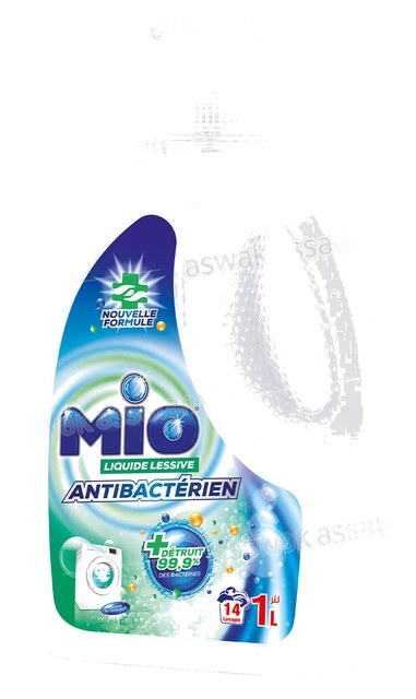 LESSIVE MACHINE LIQUIDE ANTIBACTERIEN 1L