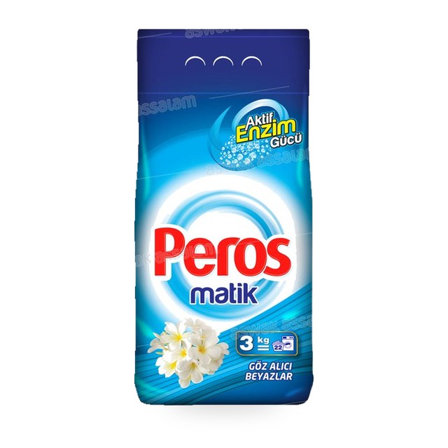 LESSIVE MACHINE WHITE & BRIGHT 3KG PEROS