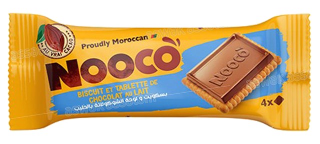 BISCUIT & TABLETTE CHOCOLAT AU LAIT 55G NOOCO