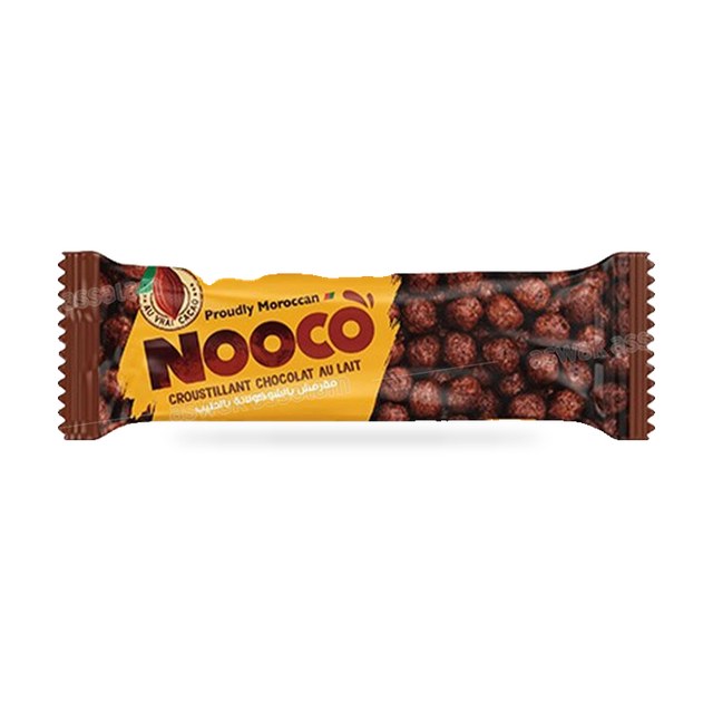 BARRE CROUSTILLANTE CHOCOLAT AU LAIT 18G NOOCO