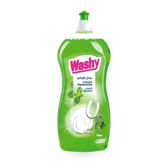LIQUIDE VAISSELLE MENTHE 750ML WASHY