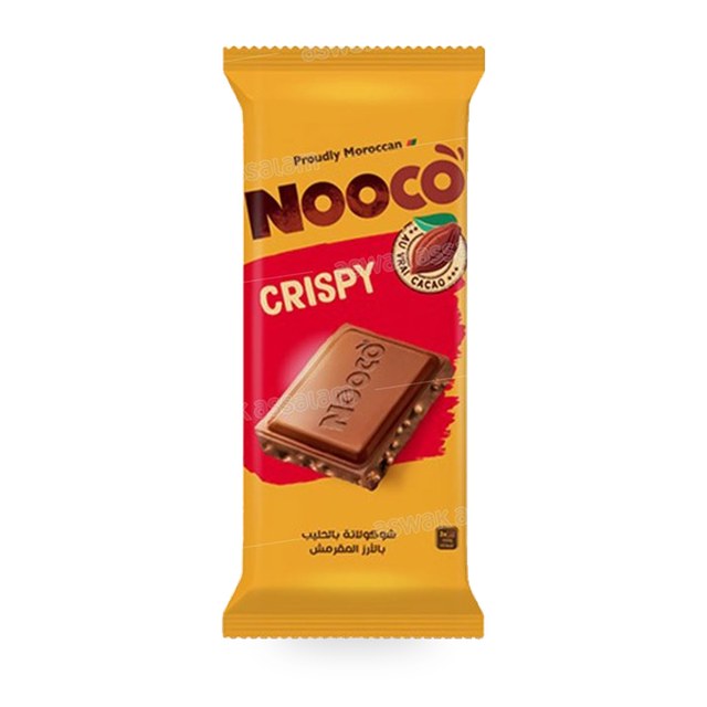 TABLETTE CHOCOLAT LAIT CRISPY 80G NOOCO