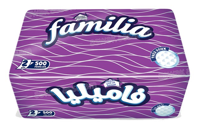 MOUCHOIR 2 PLIS 500 UNITES FAMILIA