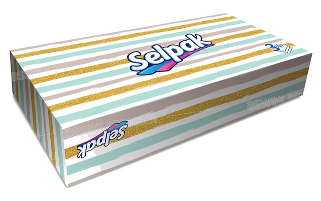 MOUCHOIR BOITE 3 PLIS 50 UNITES SELPAK