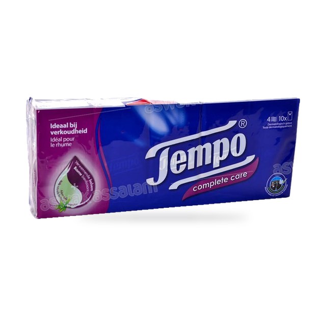 MOUCHOIRS DE POCHE COMPLETE CARE TEMPO