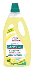 NETTOYANT DESINFECTANT CITRON POUR SOLS ET SURFACES 1L SANYTOL