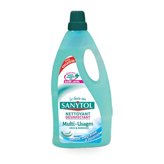 NETTOYANT DESINFECTANT FRAICHEUR POUR SOLS ET SURFACES 1L SANYTOL