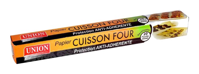 PAPIER CUISSON 20 FEUILLES 40X60CM UNION