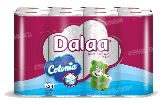 PAPIER HYGIENIQUE 24 ROULEAUX DALAA